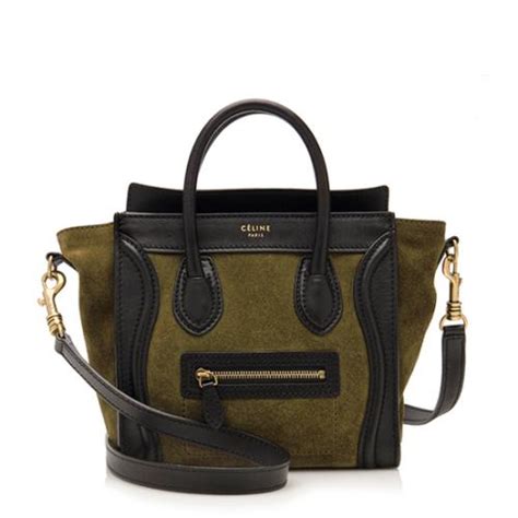 celine suede tote|Celine tote sale.